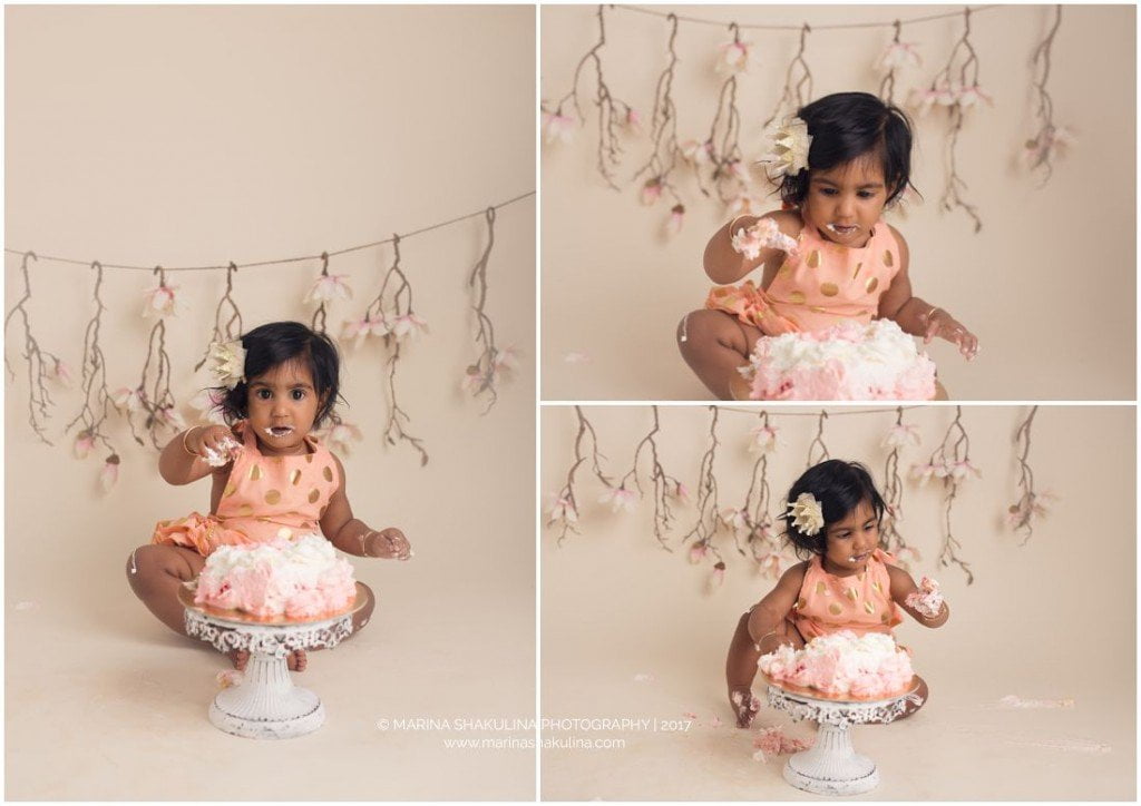 Fotografa di bambini a Verona- cakesmash torta