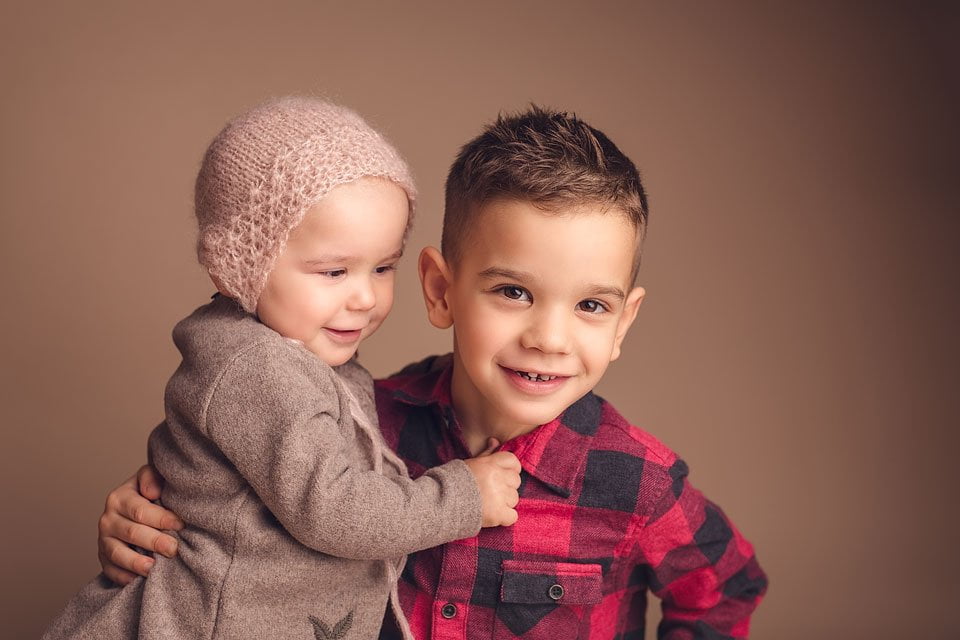 Melissa e Mattia - fotografa di bambini