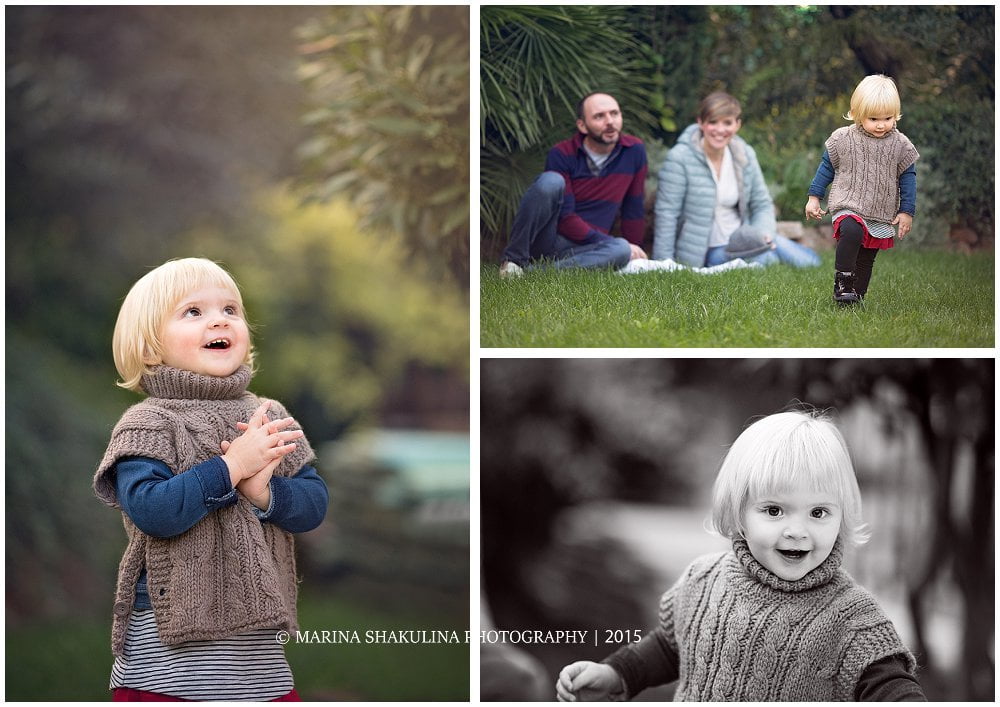 Fotografo di Bambini a Pescantina - ritratto bambina in giardino