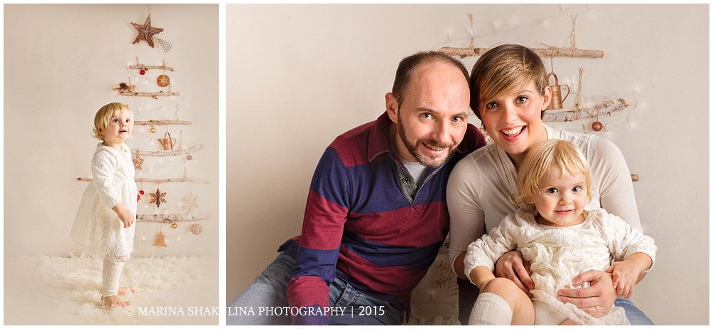 Fotografo di Bambini a Pescantina - set natalizio in famiglia