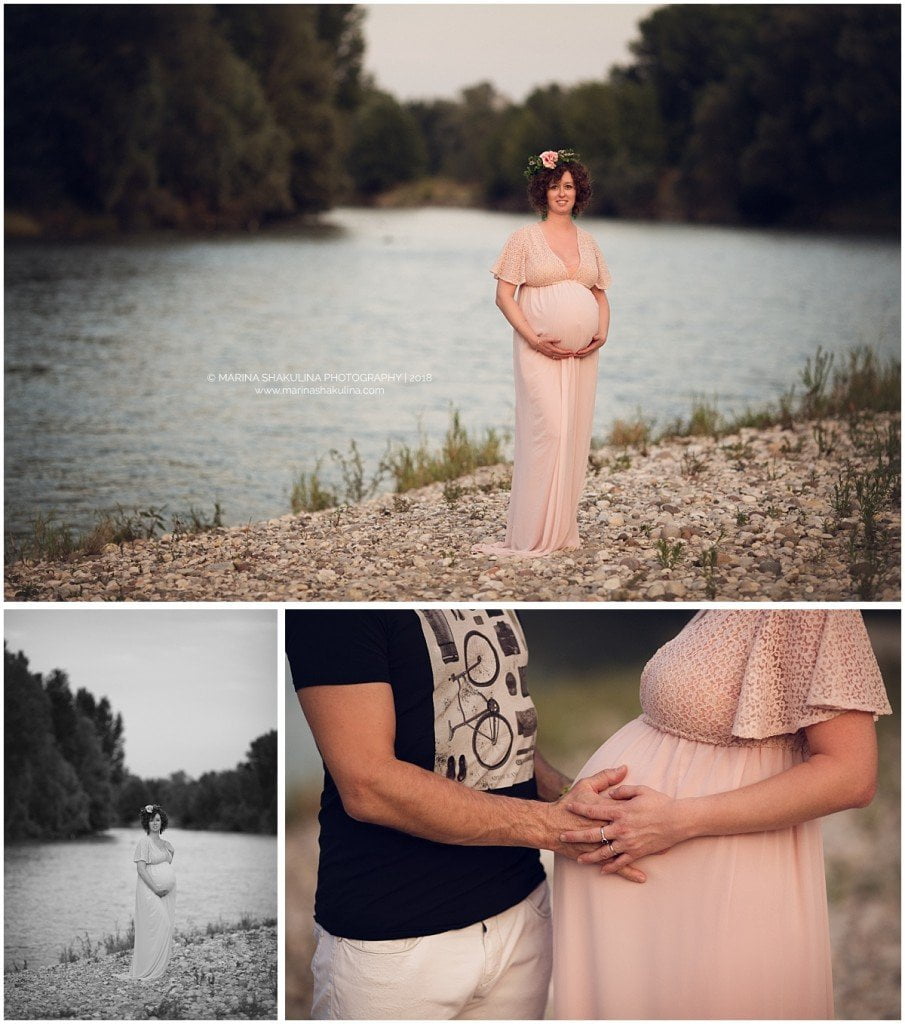 Servizio fotografico di Gravidanza a Verona - al fiume