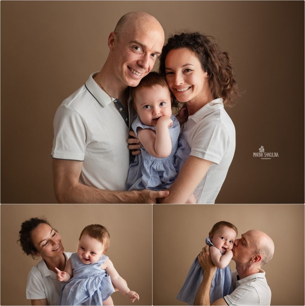 scatti di famiglia - in braccio a mamma e papà