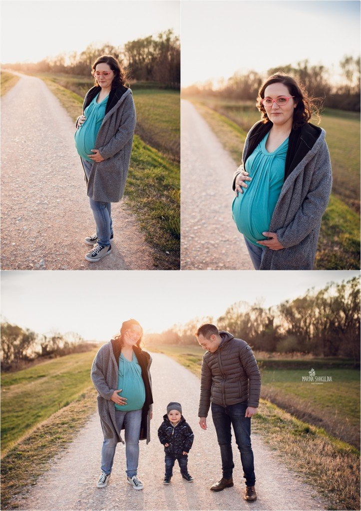 book fotografico gravidanza - in esterna - family