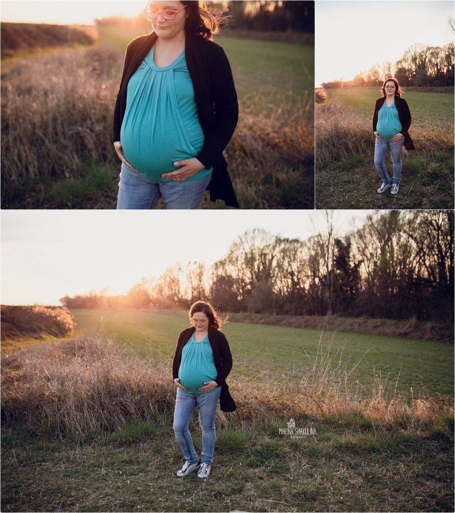 book fotografico gravidanza - in esterna