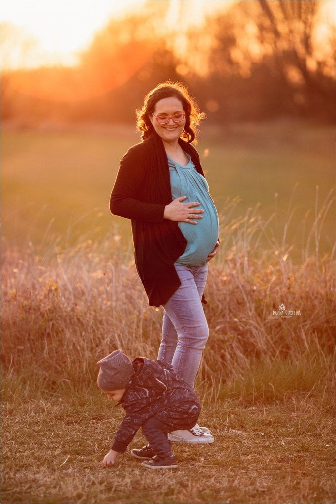 book fotografico gravidanza - in esterna