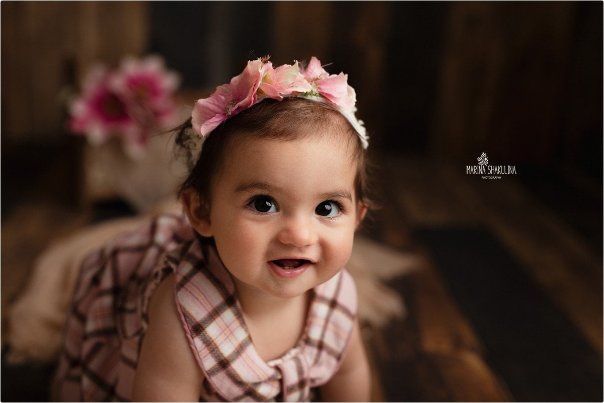 foto bambini a Verona - bambina in rosa