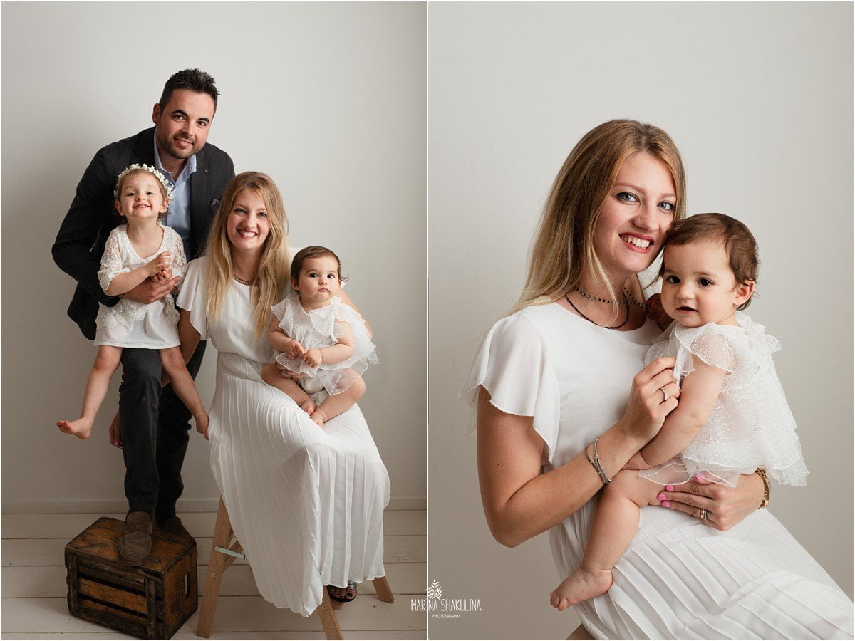 foto bambini a Verona - bimbe con mamma e papà