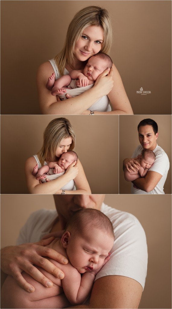 Fotografa neonati - foto con genitori