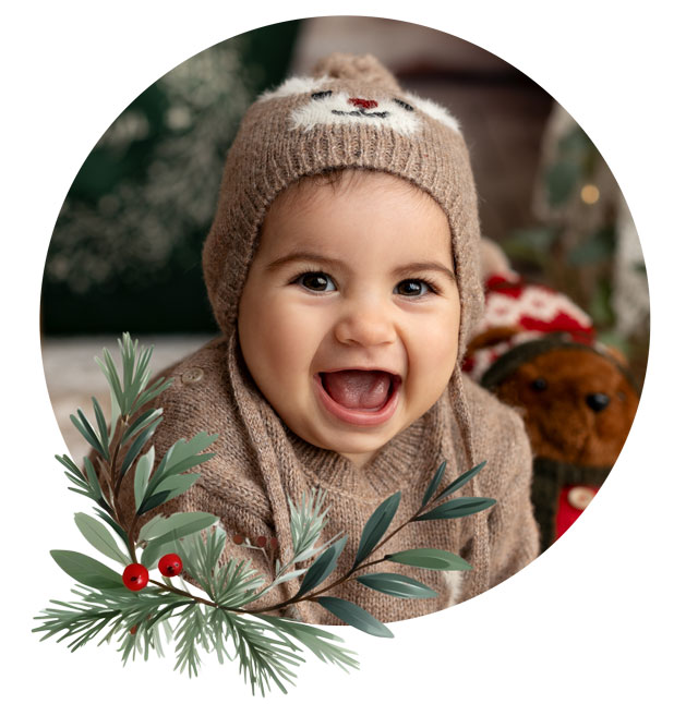 Servizio fotografico di  Natale per i bambini