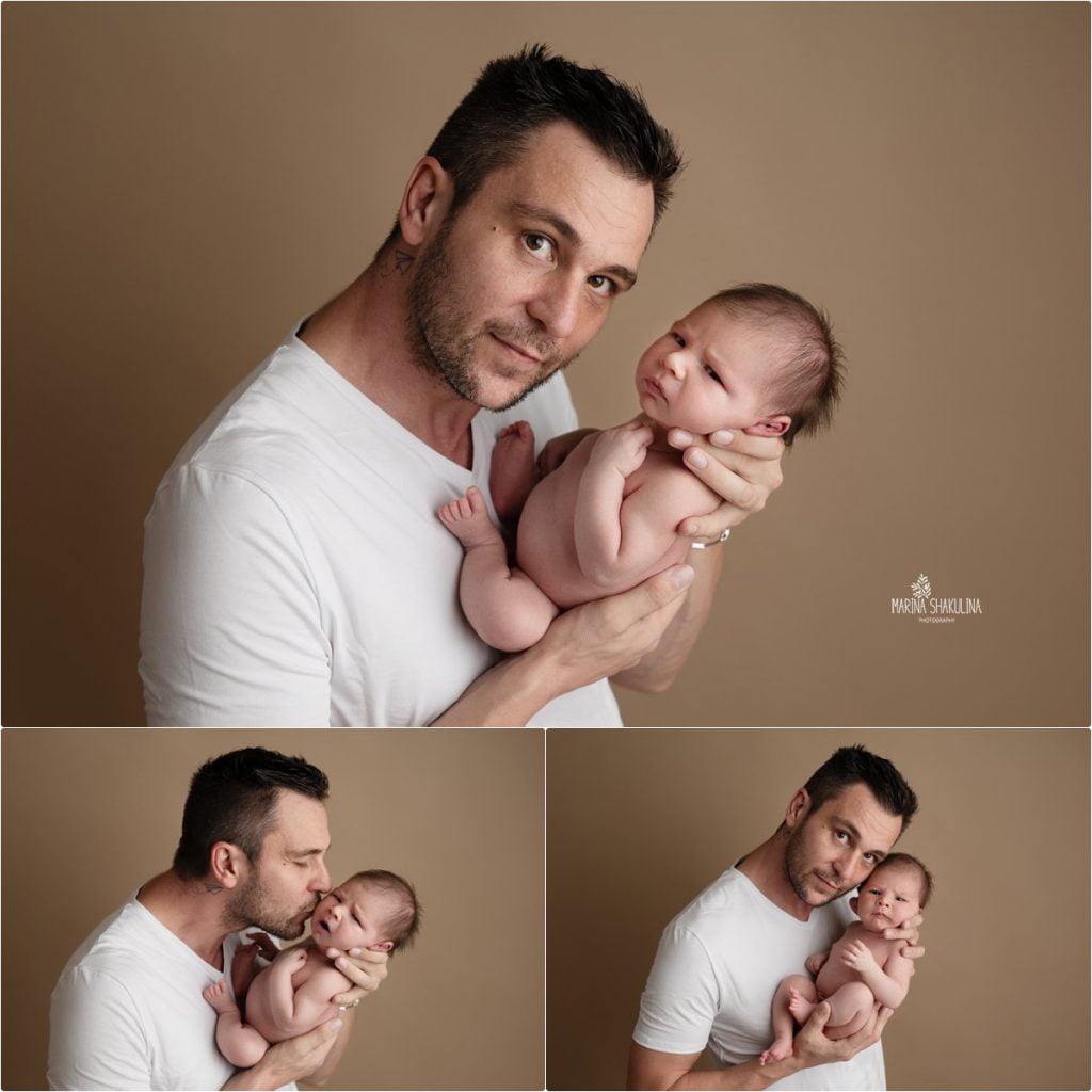 newborn - scatti con papà