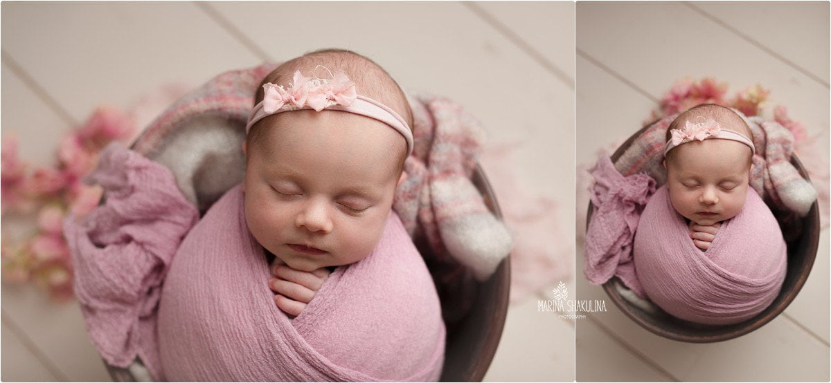 servizio foto neonati a Verona - con coroncina