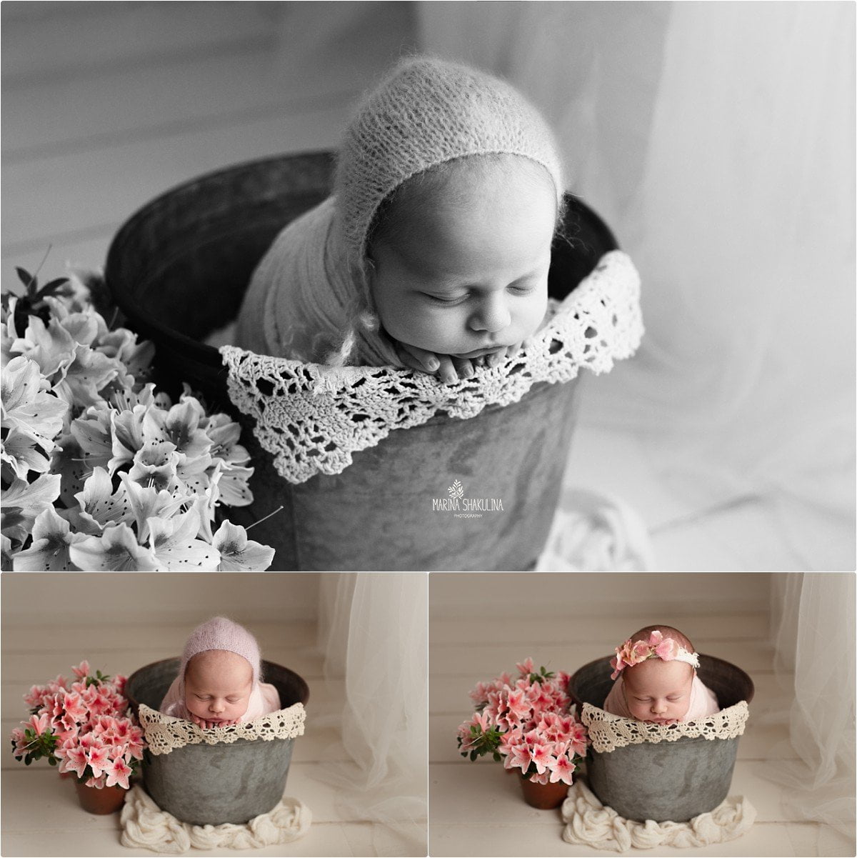 servizio foto neonati a Verona - into the basket