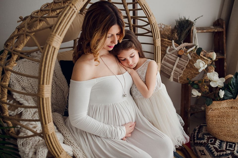 servizio fotografico di maternità a Verona - nido d'amore