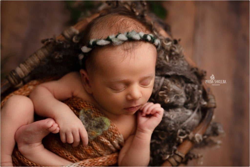 set fotografico newborn - primo piano