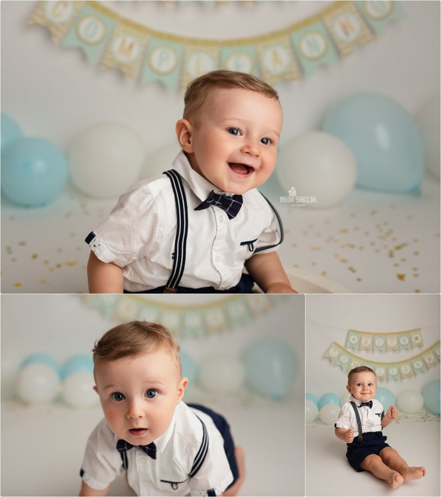 set fotografico classico pre cake smash